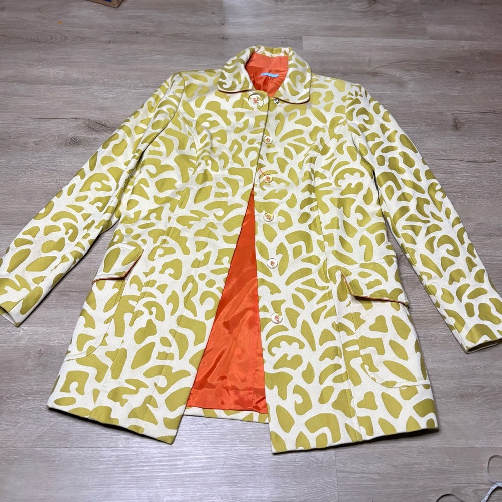 J. McLaughlin pattern jacket - image 1